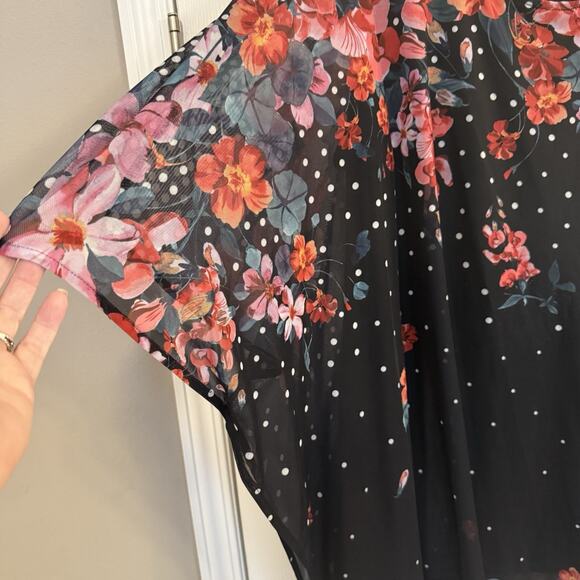 Catherine’s Women’s Tops 2X ~SET OF 3~ Bohemian Blouses Stretchy Flowy Cool EUC - Picture 13 of 16